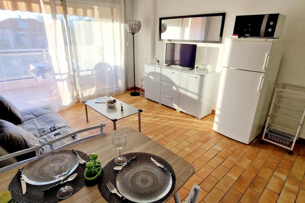 Studio Antibes Avec Piscine Exterior foto